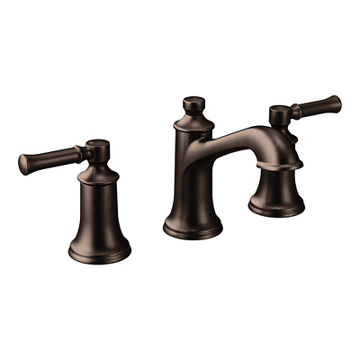 Moen TV6805ORB Dartmoor Two-Handle Widespread Bathroom Sink Faucet in Oil-Rubbed Bronze