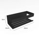 thumbnail image 3 of 1-Pack Bathroom Shower Rack Storage Rack Wall Mounted Shelf with Self-Adhesive Sticker, Black, 3 of 4