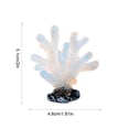 thumbnail image 3 of FastXmas Glowing Artificial Coral Resin Ornament - Aquarium Decor for Fish Tank, Aquascaping Underwater Habitat & DIY Miniature Scenery(2.7 x 3.9 Inch), 3 of 6