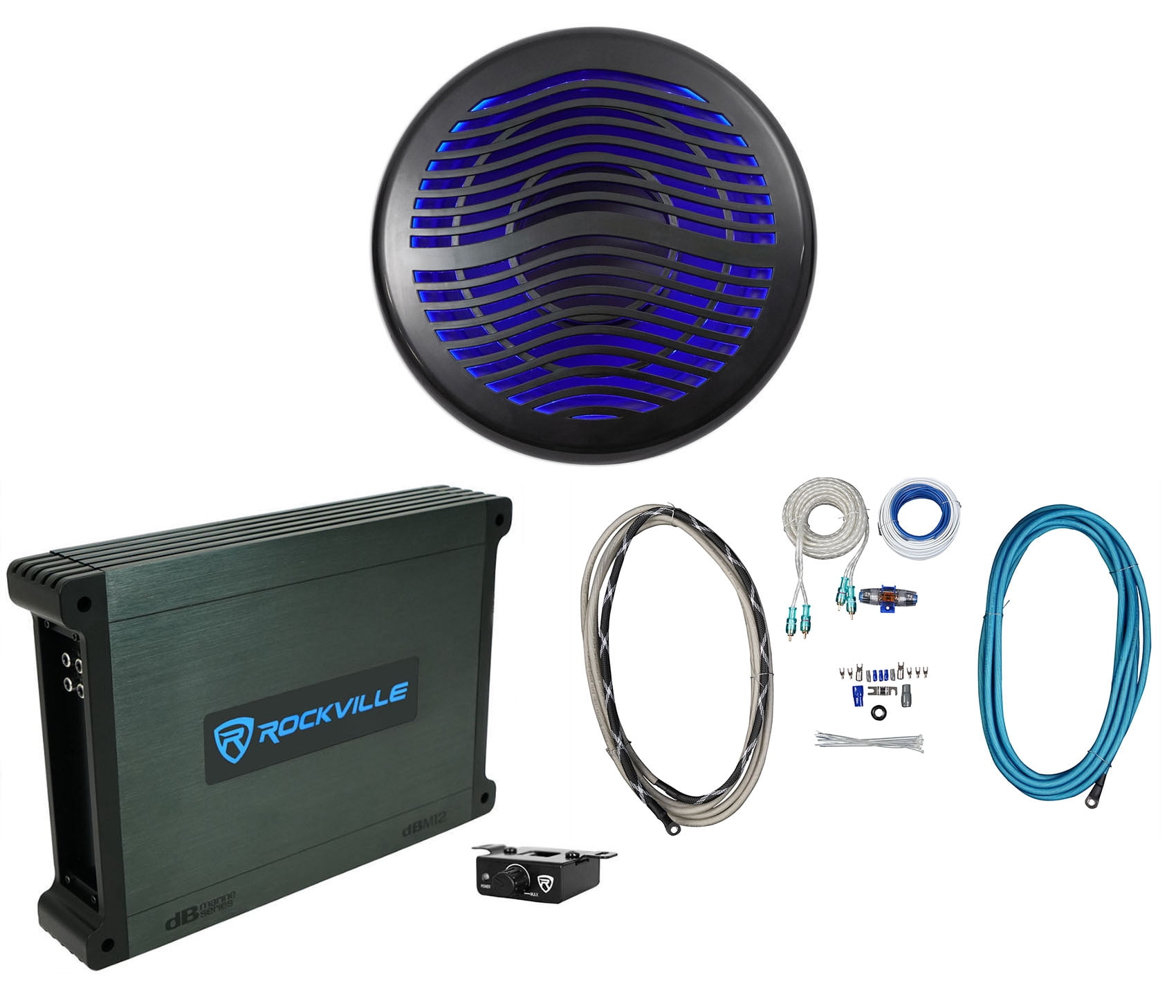 Air Subwoofer+Mono Amp+Wire Kit 