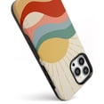 thumbnail image 3 of Casely iPhone 14 Pro Max Case | Here Comes The Sun | Cute Colorblock Sunset | Compatible with MagSafe, 3 of 9