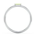 thumbnail image 3 of East-West Stackable Baguette Birthstone Ring - Peridot (August), 3 of 5