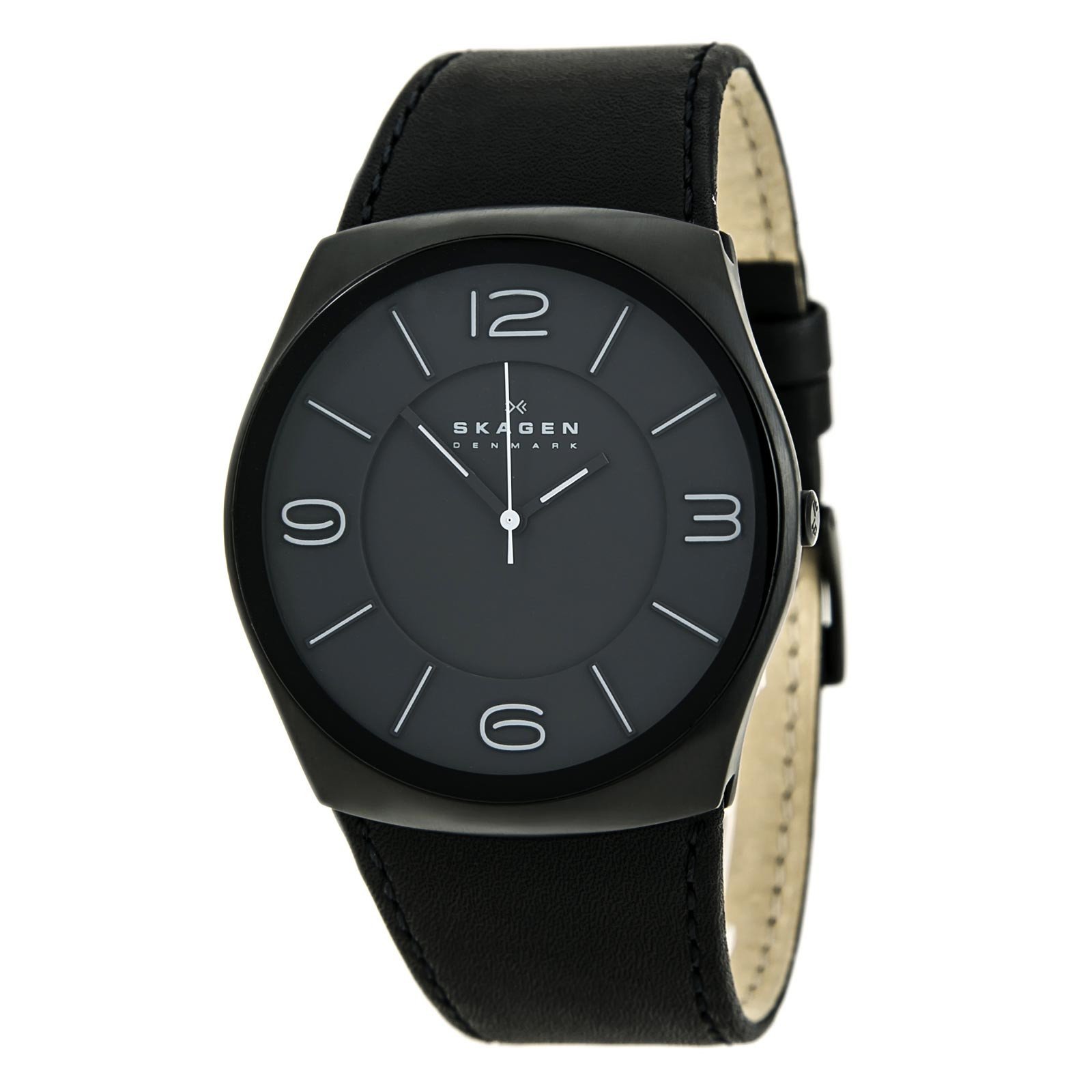 Skagen Black Leather Watch Skagen Women main image 4