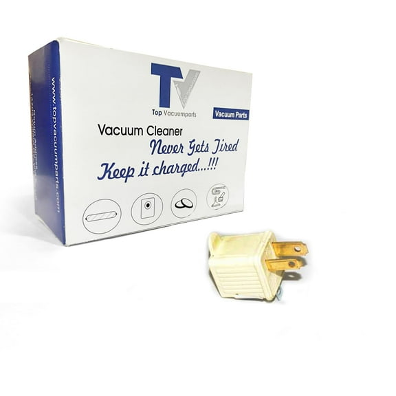 Replacement Part For Fit All Residential Vacuum Cleaner 2 Wire Plug Adaptor # 32-5640-07