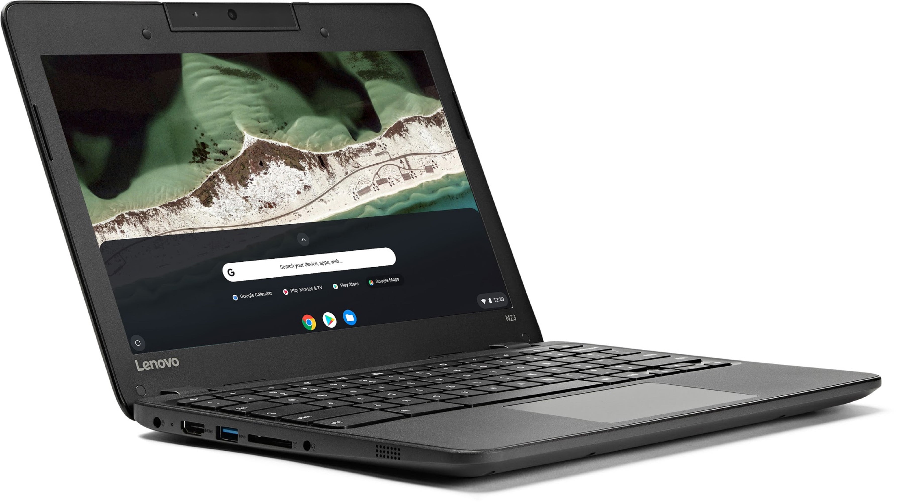 LENOVO Chromebook N23 Laptop Computer, 1.60 GHz Intel Celeron, 4GB DDR3 RAM, 16GB SSD Hard Drive, Chrome, 11" Screen