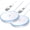 White 2 Pack, variant on for MagSafe Charger 15W Magnetic Wireless Charging Pad Compatible with iPhone 17 16 15 14 13 12 Air Pro Max Plus mini/AirPods 2 3 Pro, Slim Portable Strong Magnet Quick Charger, USB-C/A Ports, White
