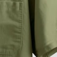 thumbnail image 5 of Jessboyy Mens Short Sleeve Dress Shirts with Pocket Button Down Work Shirts for Men Dressy Casual Wedding Party Semi Formal Shirt Summer Tops Army Green L, 5 of 9