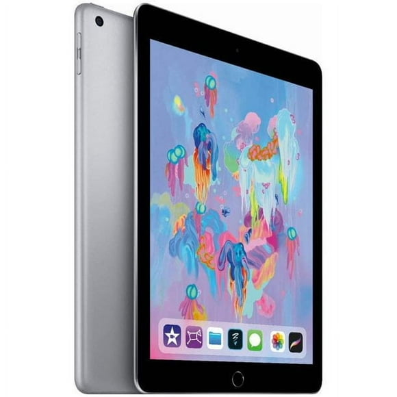Pre-Owned Apple iPad 6th Gen 9.7" 32GB Space Gray Tablet (WiFi + Cellular) (Refurbished: Good)