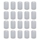 thumbnail image 1 of Etiquetas en blanco de metal para estampado, etiquetas en blanco de perro de plata para grabado DIY, etiquetas de identificación para mascotas, etiqueta colgante, 20 piezas, 1 of 7