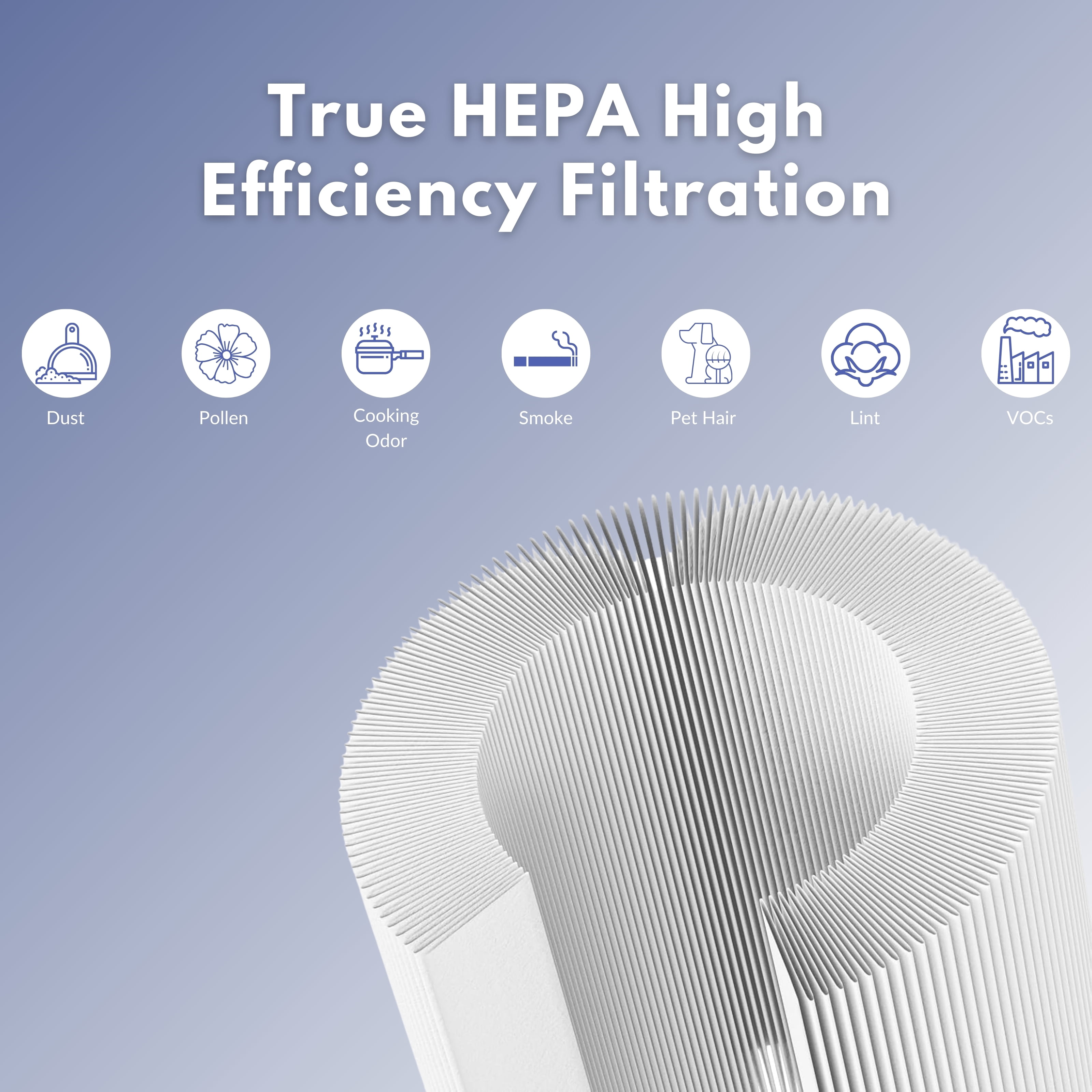 Nispira HPA830 Replacement Filter Compatible with Honeywell HPA830W Air Purifier Part HRFJ830 1 Pack