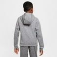 thumbnail image 2 of Nike Kids 8-20 Therma-FIT Stain Repel Double Swoosh Graphic Hoodie Color: Royal Size: X LARGE, 2 of 4