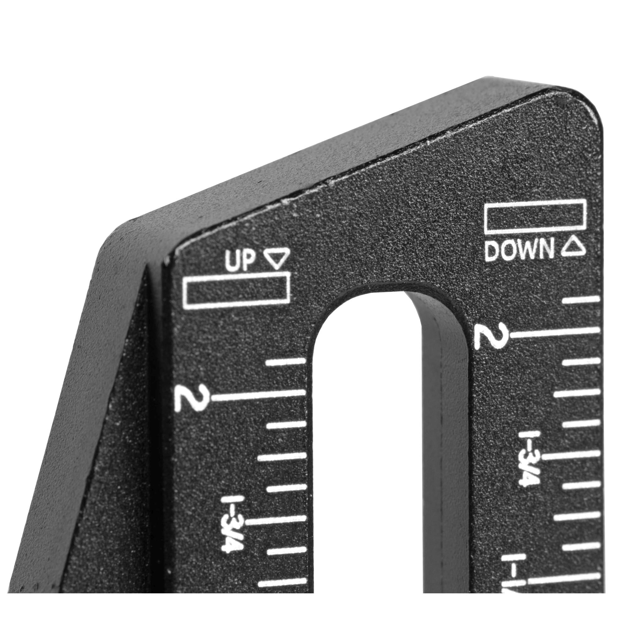 WEN 2-Inch Dual-Scale Tool Setup and Height Gauge for Band Saws, Table Saws, Router Tables, and Woodworking Equipment (ME522G)