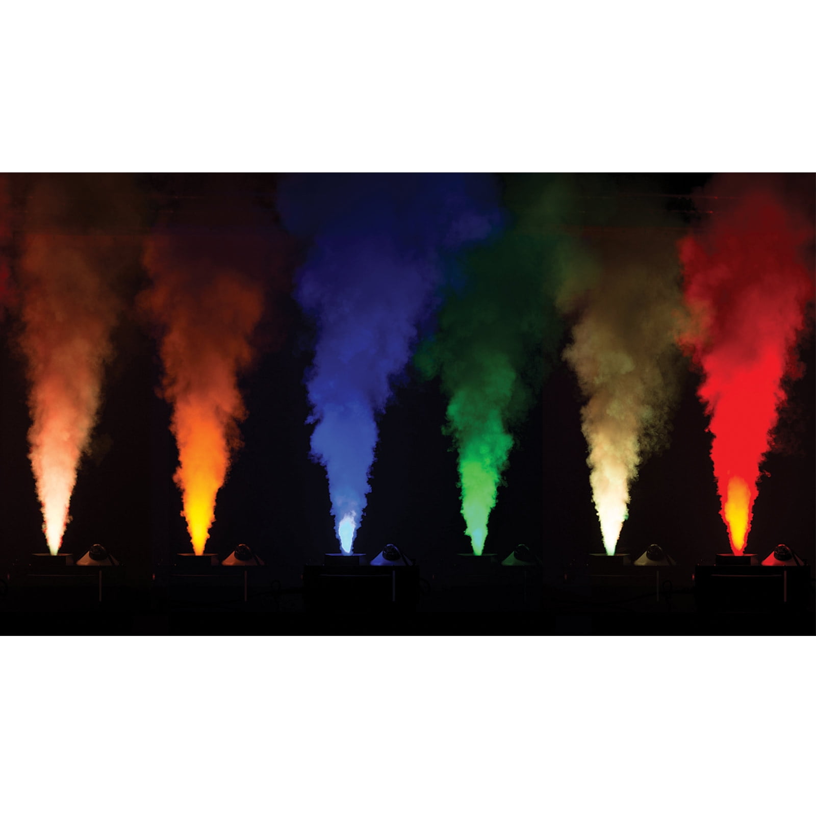 Chauvet DJ Geyser P5 LED Fog Machine with Quick Dissipating Fog Fluid and Padded Carry Case Package