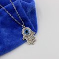 thumbnail image 4 of 12 Uds llave de ojo azul turco 3*3CM variedad colgante de mal de ojo collar, 4 of 5