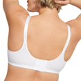 thumbnail image 4 of Bali Brasier inal&aacute;mbrico de Doble Soporte, Brasier de Playera sin Varillas, c&oacute;modo Brasier de algod&oacute;n sin Varillas, Nuestro Mejor Brasier Diario, Blanco, 42DD, 4 of 5