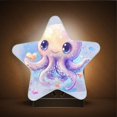 thumbnail image 3 of Star Shaped Energy Saving Night Light Living Room Night Light, Bedroom Night Light, Corridor Night Light, Study Night Light Super Cute Octopus, 3 of 6