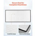thumbnail image 5 of VEVOR Laminar Flow Hood Filter, 46.02 x 21.85 x 3.15 in, 1 Piece HEPA Filter Replacement for 49.65 x 40.55 in FUU Fan Filter Unit to Capture Particles Sized 0.3μm, Glass Fiber, Aluminum Frame, 5 of 9