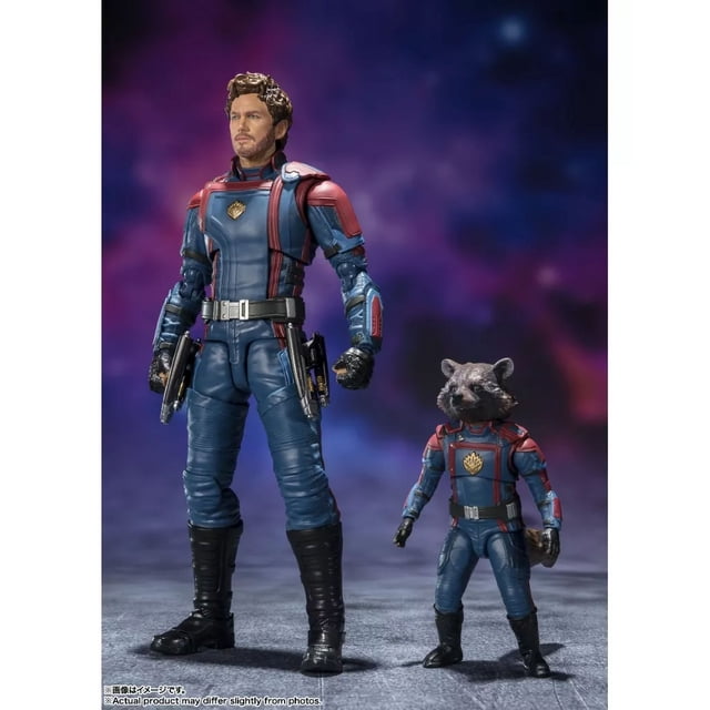 Figura de Acción Bandai S.H.Figuarts Star Lord y Rocket Raccoon