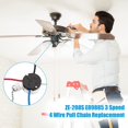 thumbnail image 2 of Ze-208S E89885 3 Pack 3 Speed 4 Wire Ceiling Fan Pull Chain Switch, 2 of 5