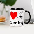 thumbnail image 4 of CafePress - I Heart Gardening Mug - 11 oz Ceramic Mug - Novelty Coffee Tea Cup, 4 of 6