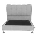 thumbnail image 1 of Box Base Cama Matrimonial + Cabecera Kiri Gris, 1 of 9