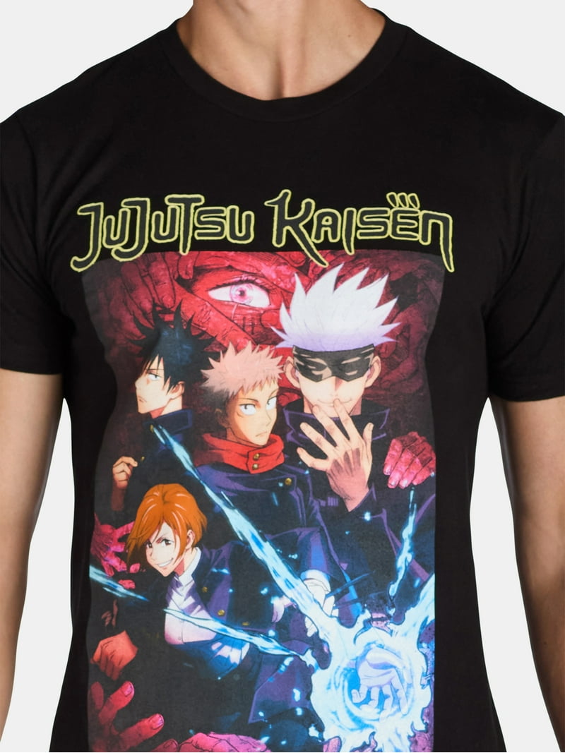 Jujutsu Kaisen Men's & Big Men's Graphic Print Tee Shirt, Sizes S