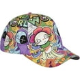 thumbnail image 3 of Dandys World Cap Printed Adjustable Baseball Hat Fan Cap for Men Women, 3 of 6