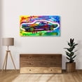 thumbnail image 6 of Epic Art 'Mustang' by Dean Russo Acrylic Glass Wall Art, 48" x 24", 6 of 8