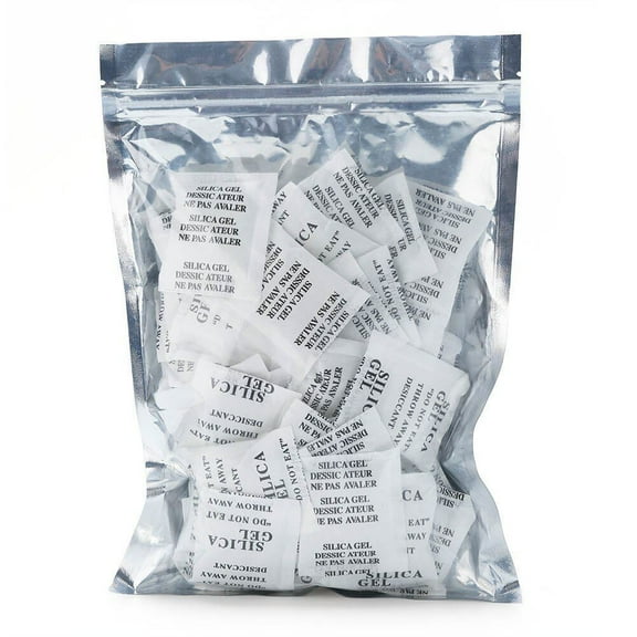 5 Gram 60 Packs Silica Gel Desiccant Safe Moisture Absorber for Storage Drying
