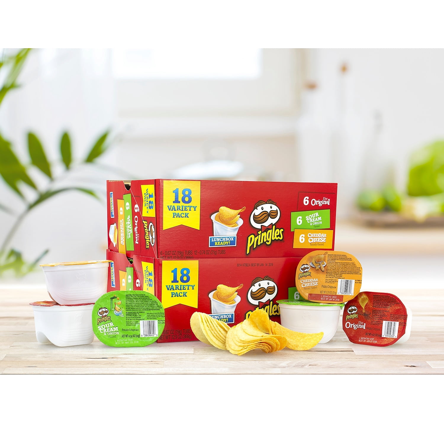 Pringles Snack Stacks Variety Pack - 36 ct.