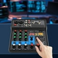 thumbnail image 3 of Compact 4-Channel Mixer, Analog/Digital Hybrid with 48V Phantom Power, USB Powered, for Streaming & Studio Recording, 3 of 19