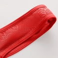 thumbnail image 4 of Women's Front Closure Bras Solid Color Smoothing Underwire Bra Red Size 40, 4 of 6