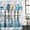 blue, variant on Lake Paddle Striped Shower Curtain Set - 48" x 72" Washable Bathtub Curtain with 12 Hooks, Watercolor Vintage Wood Grain Waterproof Fabric Stall Shower Curtains for Bathroom/Bathtub Décor