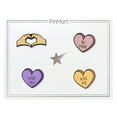 thumbnail image 2 of PinMart's I Heart You Candy Hearts Sweetest Valentine's Day Enamel Lapel Pin Set - Great Gifts for Valentine's Day, 2 of 9