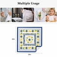 thumbnail image 5 of Blue Lemons Cloth Napkins, Summer Watercolor Italian Style Flower Washable and Reusable Dinner Napkins Set of 2, Table Napkin for Kitchen Party Birthday Wedding Hotel Housewarming 20"x20", 5 of 9