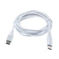thumbnail image 6 of 10ft USB Cable for OnePlus 7T Phone - Type-C [C-to-C] Charger Cord Power Wire Sync Braided Fast Long White Compatible With T-Mobile OnePlus 7T, 6 of 6
