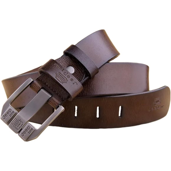 Cinturón de cuero Aero X BeltGlamBrown 1Pza 115cm Café Cuero/Metal Masculino MXTBO-007