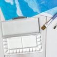 thumbnail image 1 of Paleta de acuarela perfecl mezcla de gouache caja de almacenamiento pintura viaje 18 pozos, 1 of 8