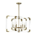 thumbnail image 2 of Rotterdam by Brian Thomas 6-Light Pendant in Warm Brass, 2 of 7