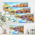 thumbnail image 4 of Designart ' Stream Though The Winter Forest Valley ' Lake House Canvas Wall Art Print, 4 of 4