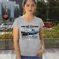 thumbnail image 4 of This Is Mustang Country King of the Road Women's V-Neck T-shirt Legendary Performance Classic American Muscle Licensed Tee, 4 of 7
