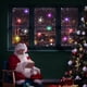 thumbnail image 4 of 5 luces nocturnas LED navideñas de colores con forma de copo de nieve y ventosa, 4 of 7