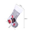 thumbnail image 2 of Kmbangi Christmas Cartoon Patterns Sock Shaped Gift Bag Ornament with Lamp, 2 of 6