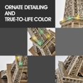 thumbnail image 3 of Puzzle 3D CubicFun Eiffel Tower con brillantes luces LED, 84 unidades, 3 of 8
