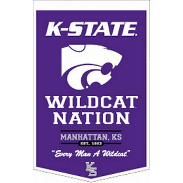 Kansas State Wildcats 18" X 27" Bannière de Laine de Puissance