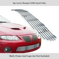 thumbnail image 2 of APS Compatible with Pontiac GTO 2004-2006 Lower Bumper Stainless Steel Chrome 8x6 Billet Front Grill Grille Insert P65807C, 2 of 7