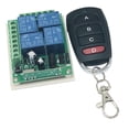 thumbnail image 2 of Interruptor de telemando inalámbrico, módulo receptor de de 433 MHz RF para luz para hogar/lámpara/aparato electrónico, 433 Mhz, (4 botones) DYNWAVEMX Módulo de interruptor de control de relé, 2 of 7