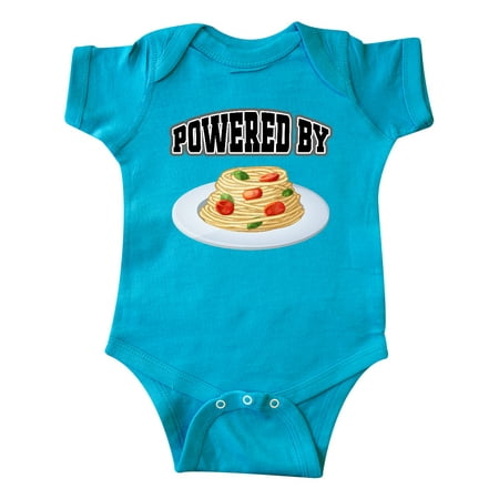 

Inktastic Powered by Spaghetti Gift Baby Boy or Baby Girl Bodysuit
