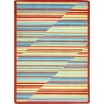 thumbnail image 2 of Joy Carpets 1723B-02 Kid Essentials Rhythm Rectangle Teen Area Rugs  02 Tropical - 3 ft. 10 in. x 5 ft. 4 in., 2 of 4