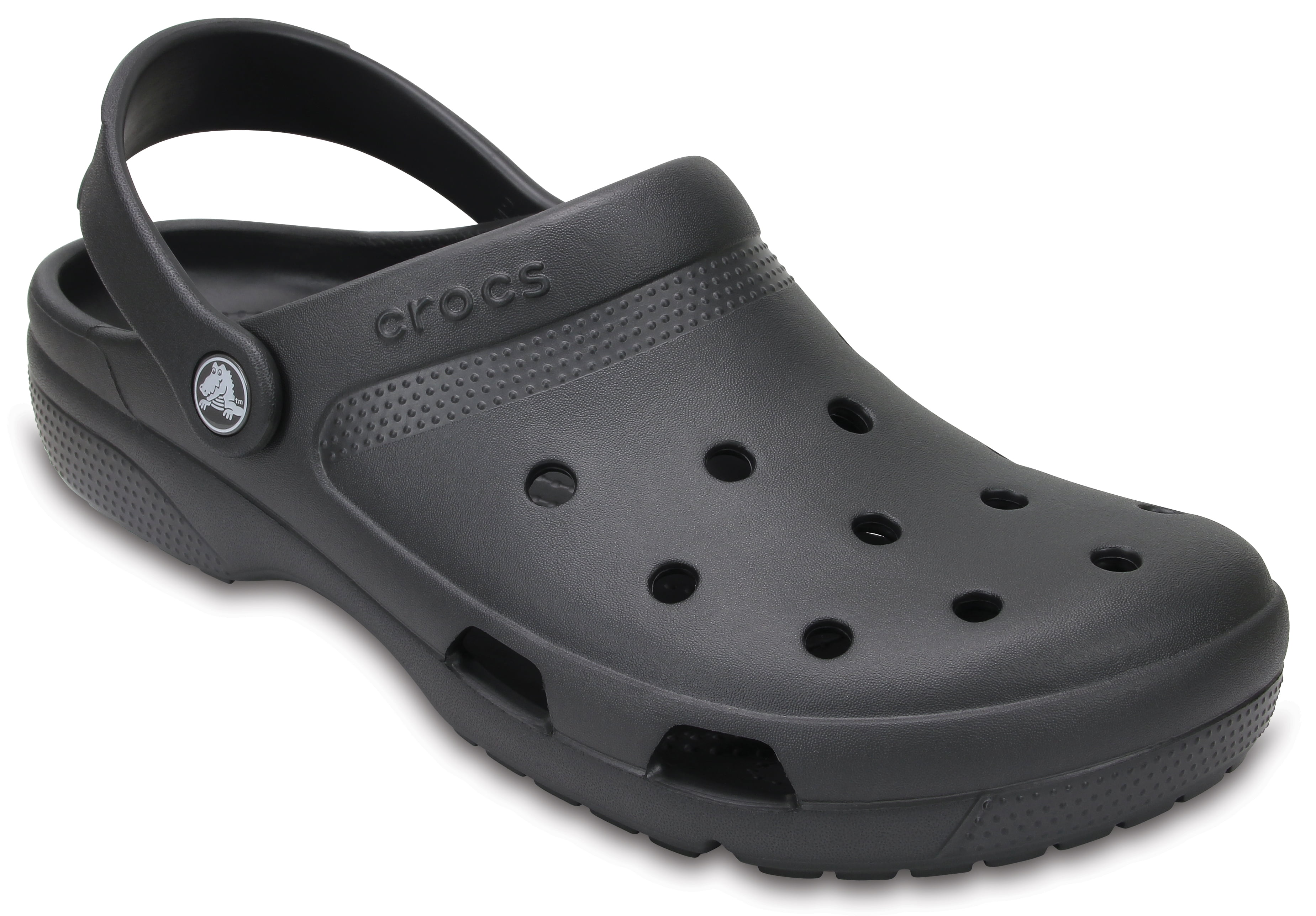 blue clear crocs